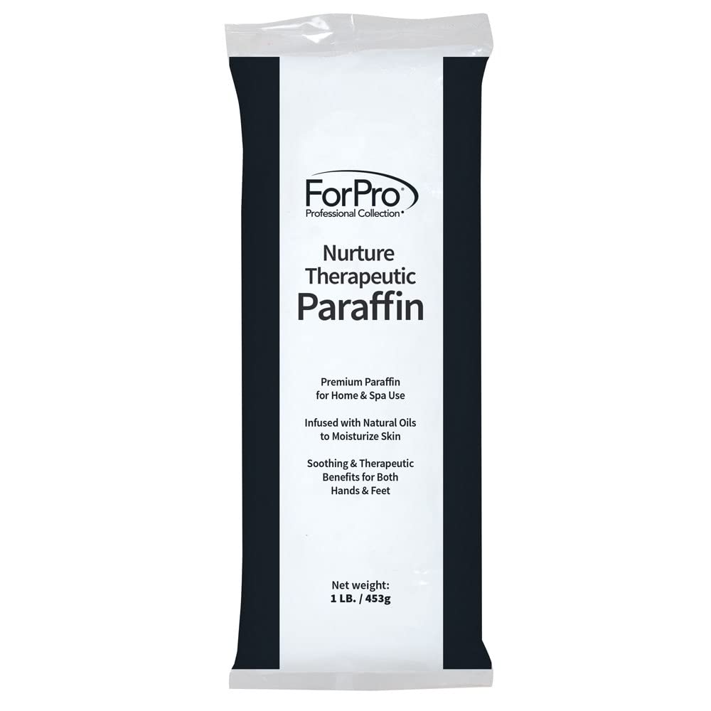 ForPro Nurture paraffin bath-ready block melts at 127F for quick home spa sessions.