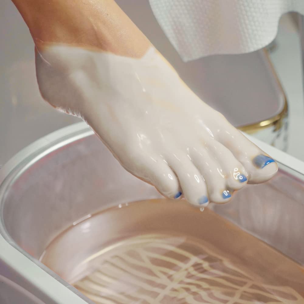 ForPro Nurture results show smoother skin after a moisturizing paraffin treatment.