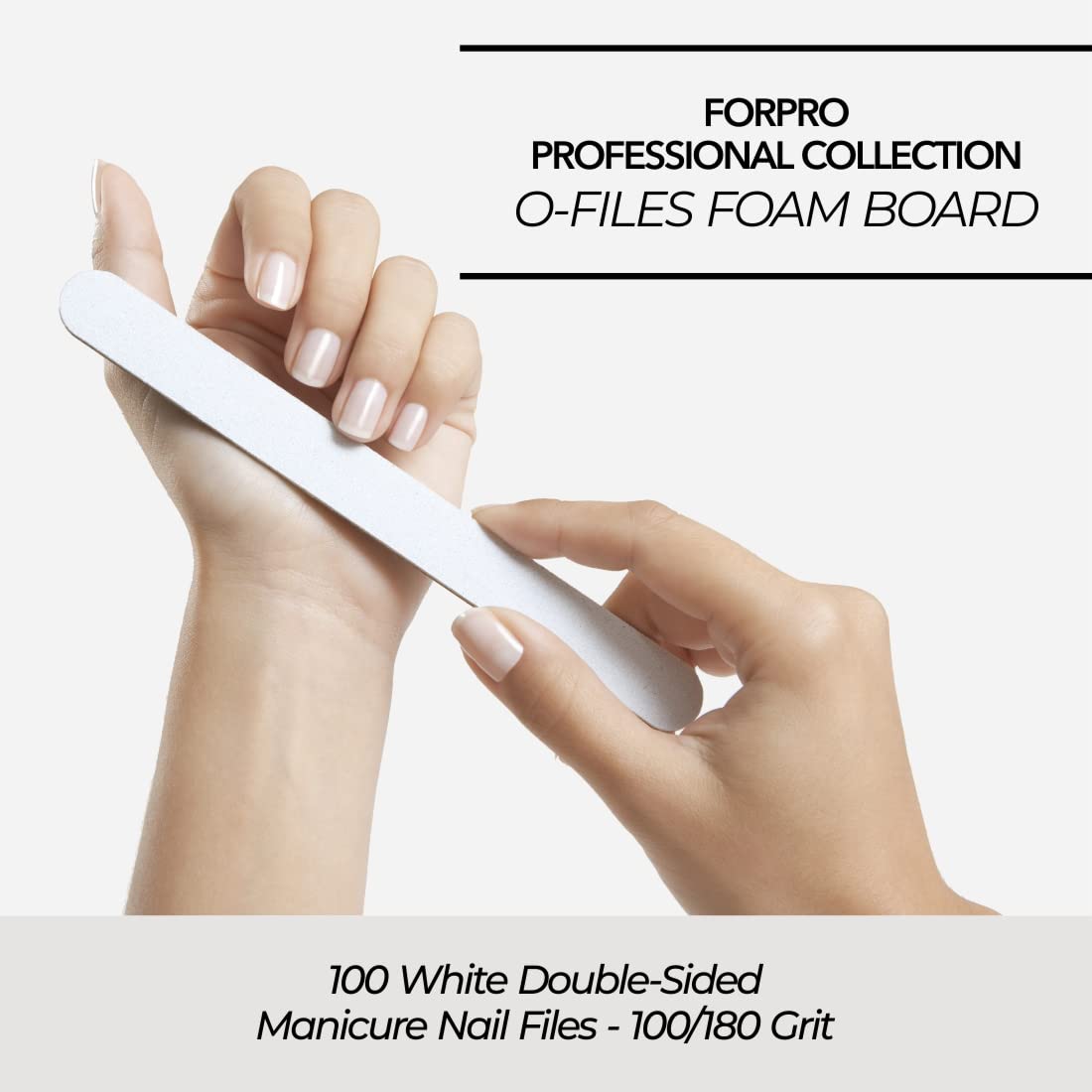 ForPro O-Files foam board surface close-up showing foam and grit.