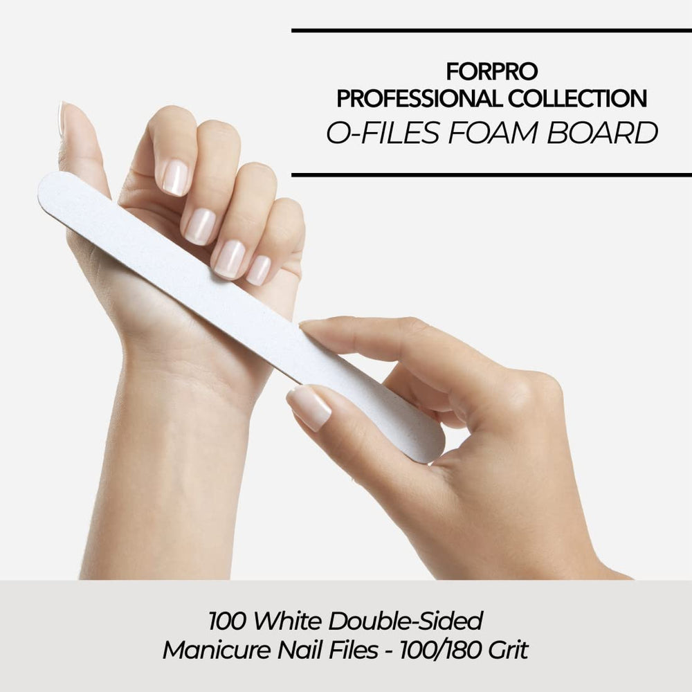ForPro O-Files foam board surface close-up showing foam and grit.