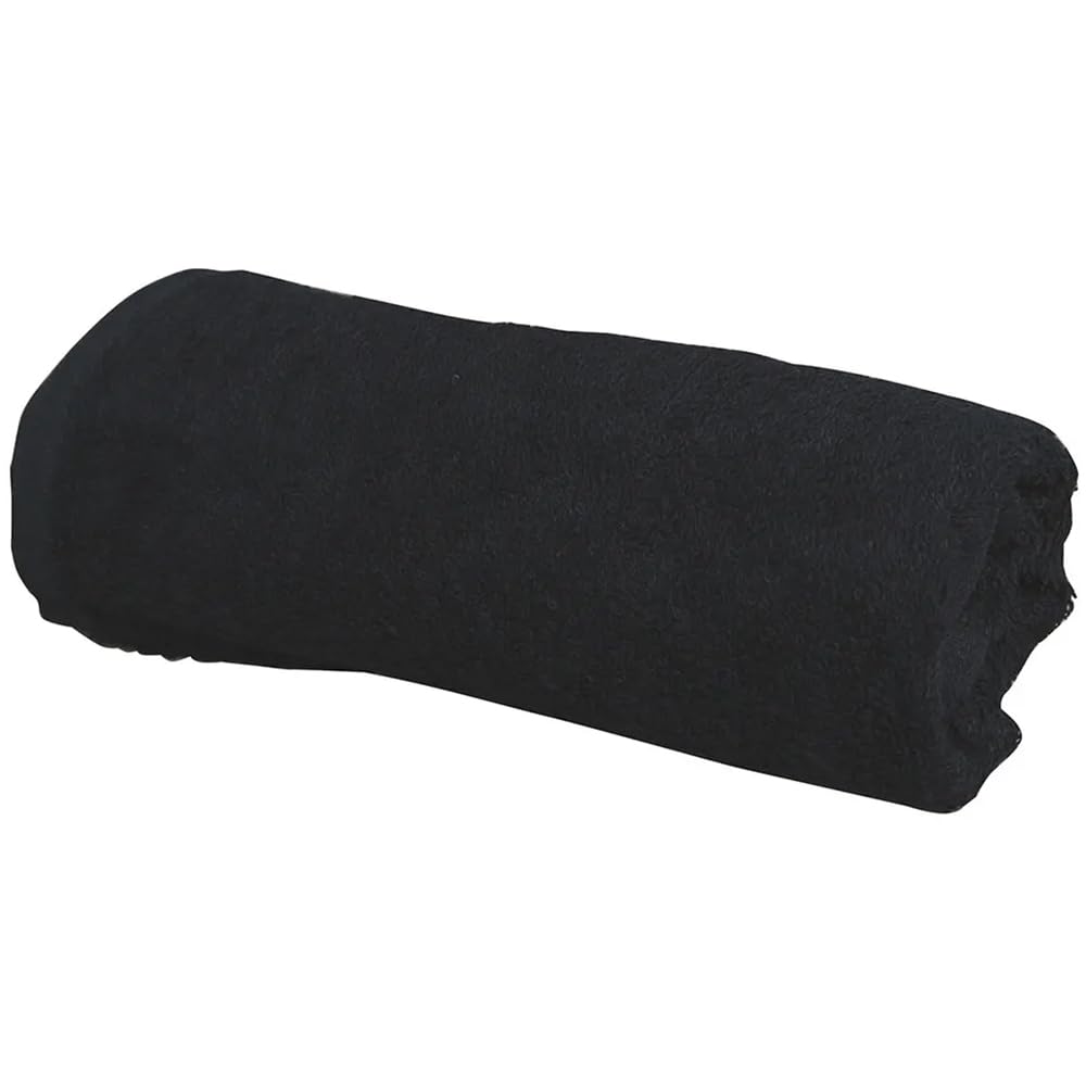 ForPro Premium Bleach Tough Towels Black in use demonstrate bleach-safe performance for routine salon tasks.