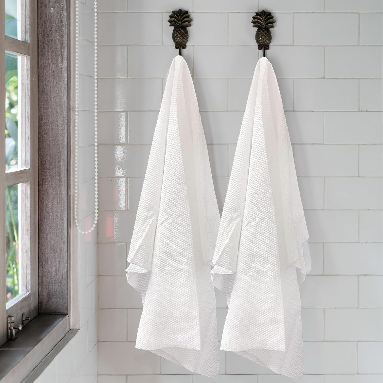 ForPro premium-collection white towel for clean, professional salon presentation.