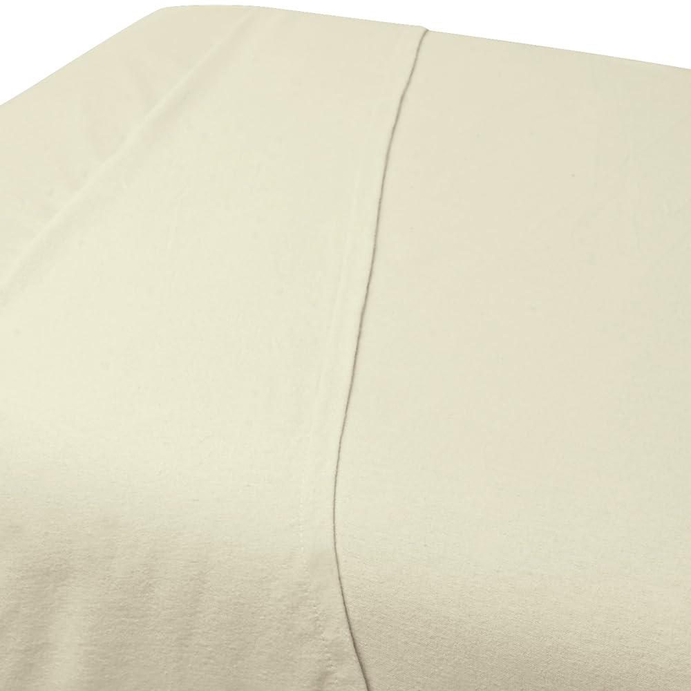 Close-up of ForPro flannel weave showing soft, wrinkle-resistant fabric for spa use