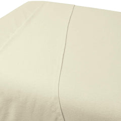 Close-up of ForPro flannel weave showing soft, wrinkle-resistant fabric for spa use