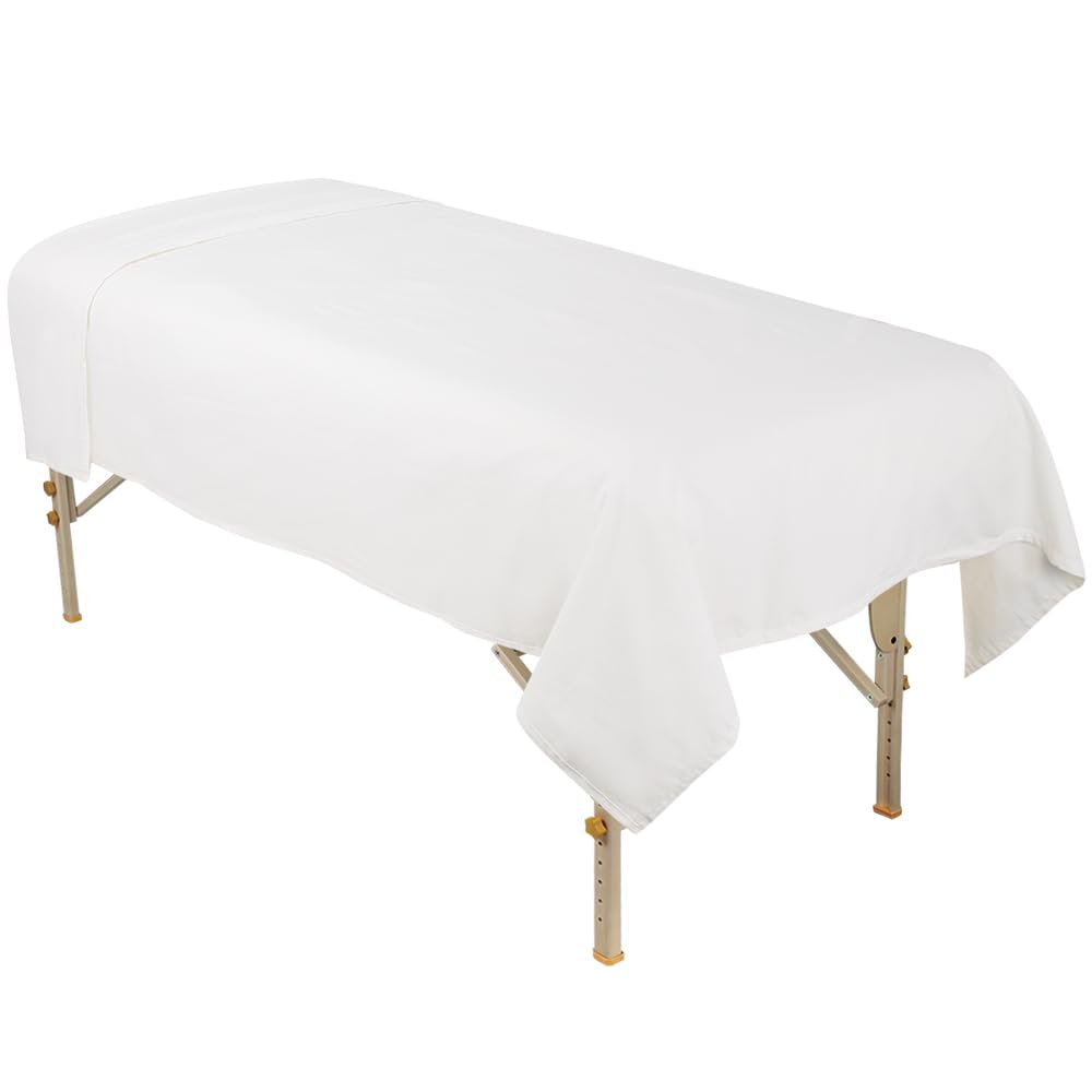 ForPro Premium Flannel Flat Sheet wrinkle-resistant and easy-care for busy professional settings