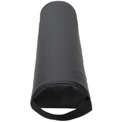 ForPro Premium Half-Round Bolster Pillow side profile shows portable carry handle for transport