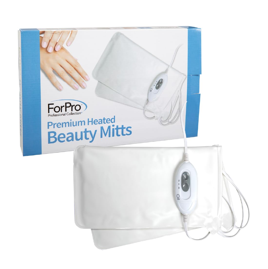 ForPro Premium Heated Mitts temperature settings highlight dual heat options for comfort
