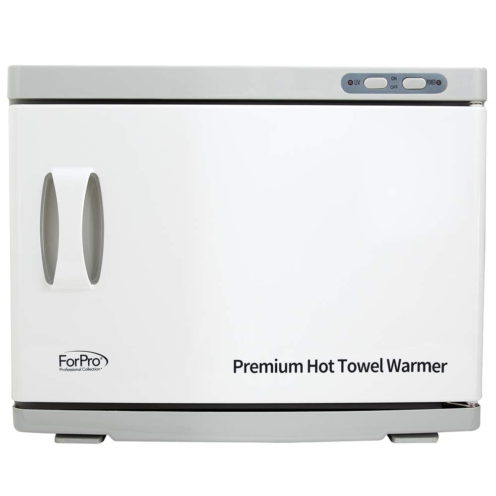 ForPro hot towel warmer double racks display towel storage.