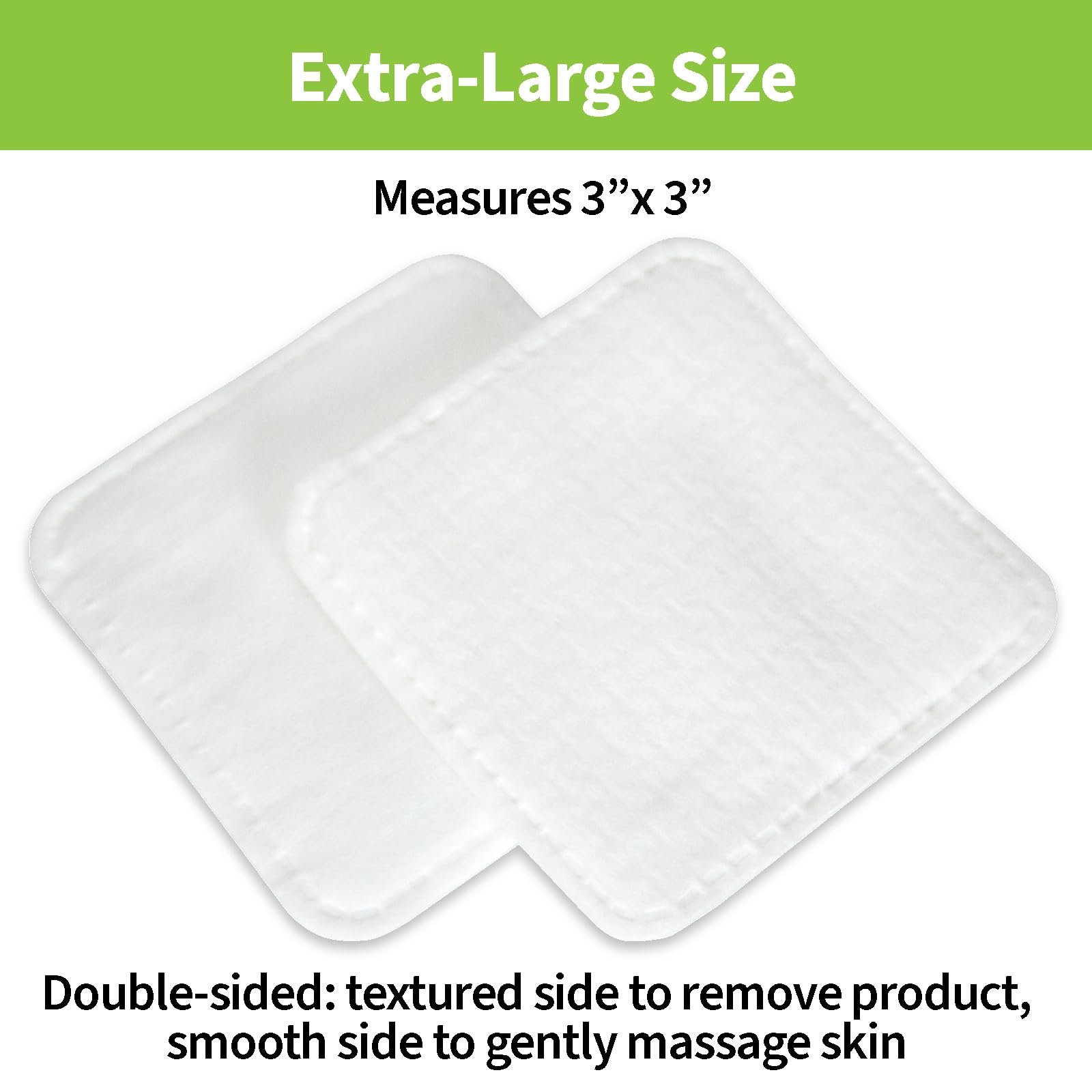 ForPro Premium Pure & Simple XL Facial Pads used for makeup removal and masks without shredding