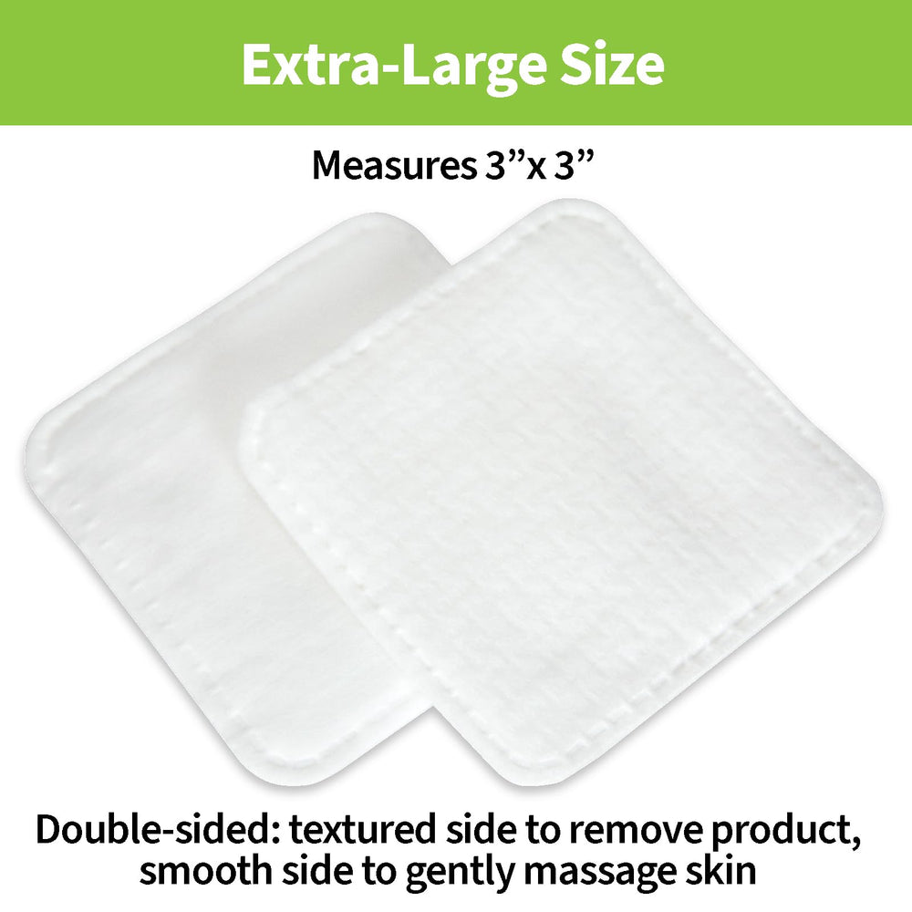 ForPro Premium Pure & Simple XL Facial Pads used for makeup removal and masks without shredding