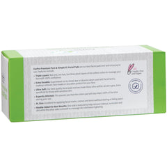 ForPro Premium Pure & Simple XL Facial Pads XL 3x3 inch size for masks and toners