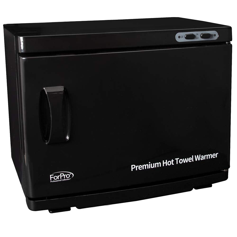ForPro Professional Collection inside view demonstrates 24-towel capacity for busy salons.