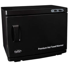 ForPro Professional Collection inside view demonstrates 24-towel capacity for busy salons.
