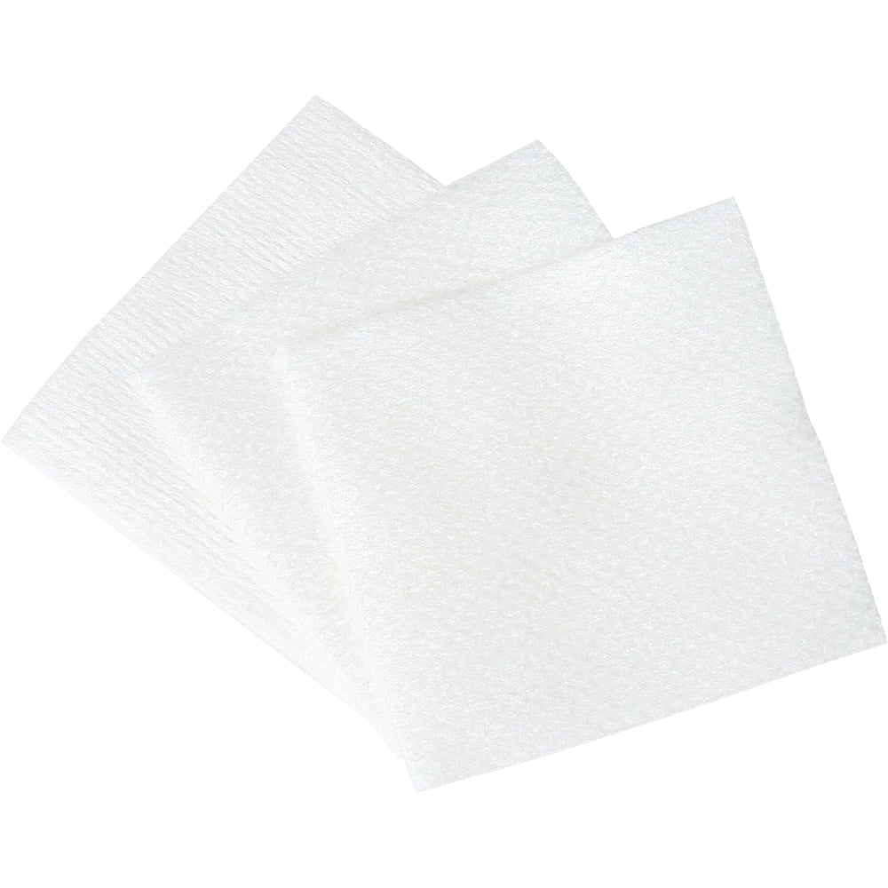 ForPro Professional Collection lint-free cotton wipes opened to 4x4 inches for efficient removal