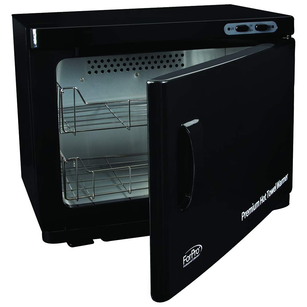 ForPro Professional Collection hot towel warmer front view shows spa-ready warmth.