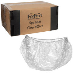 ForPro spa liners clear fit-all pedicure spas for hygienic sessions