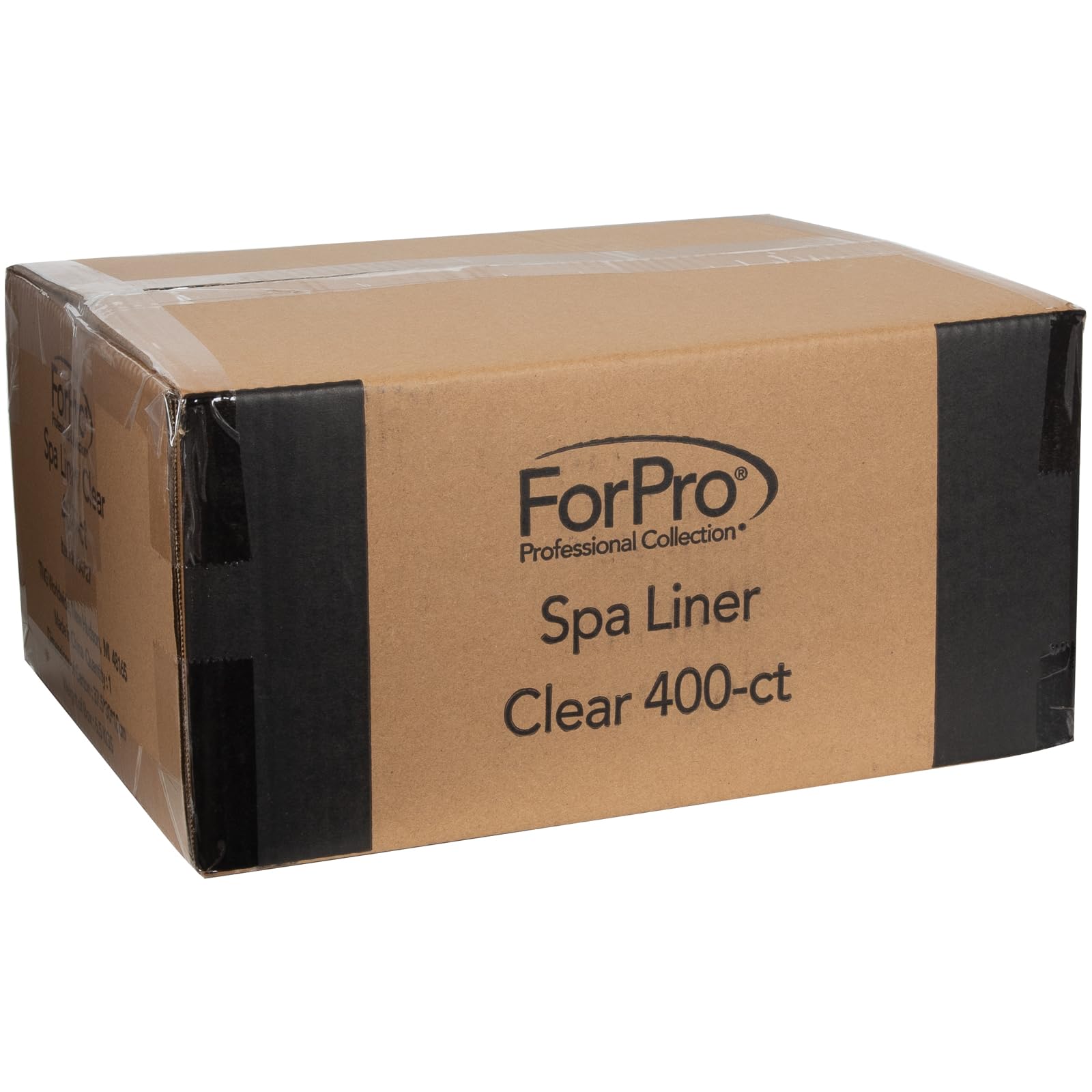 ForPro spa liners in salon packaging ready for disposal after service