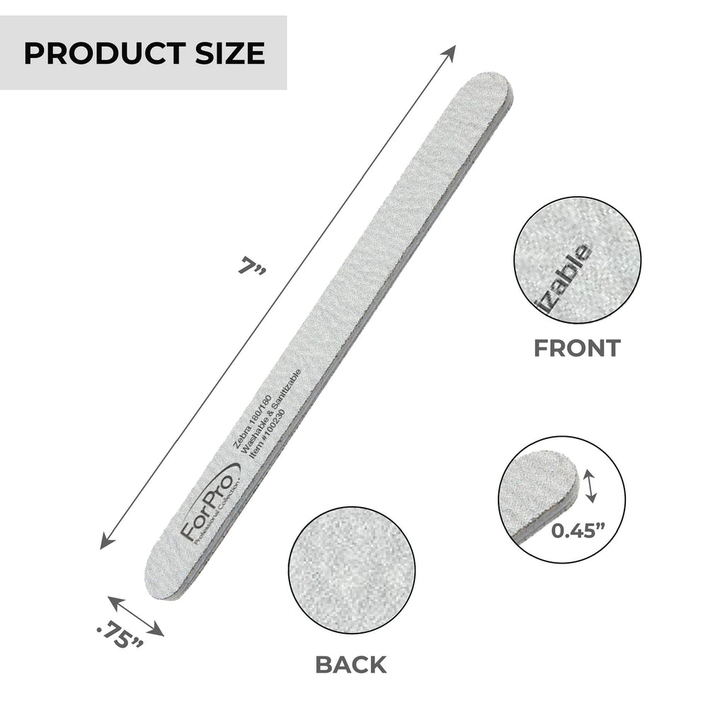 ForPro Zebra Foam Board close-up reveals cushioned core for fast, precise filing.