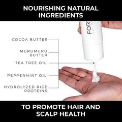 Forte Series cocoa butter close-up highlighting deep hydration