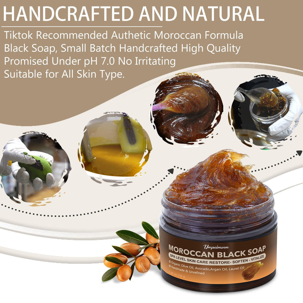 Forvirness Bel-Di soap exfoliation highlights gentle skin smoothing.