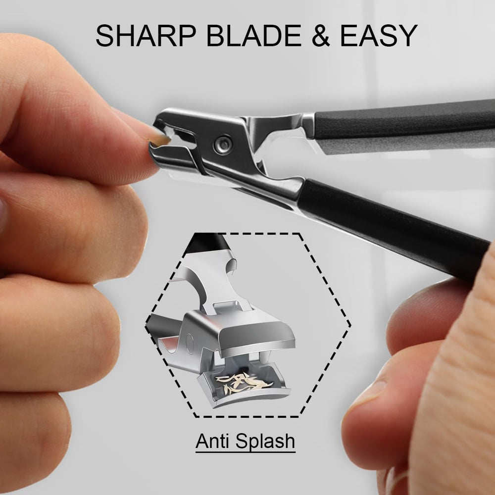Fotiwesd nail clipper catcher design reduces clippings mess