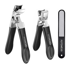 Fotiwesd nail clippers seniors wide jaw easing thick-nail trimming