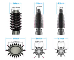 4 IN LOVE hair blow-dryer brush medium 2.5 inch adds lift for mid-length.