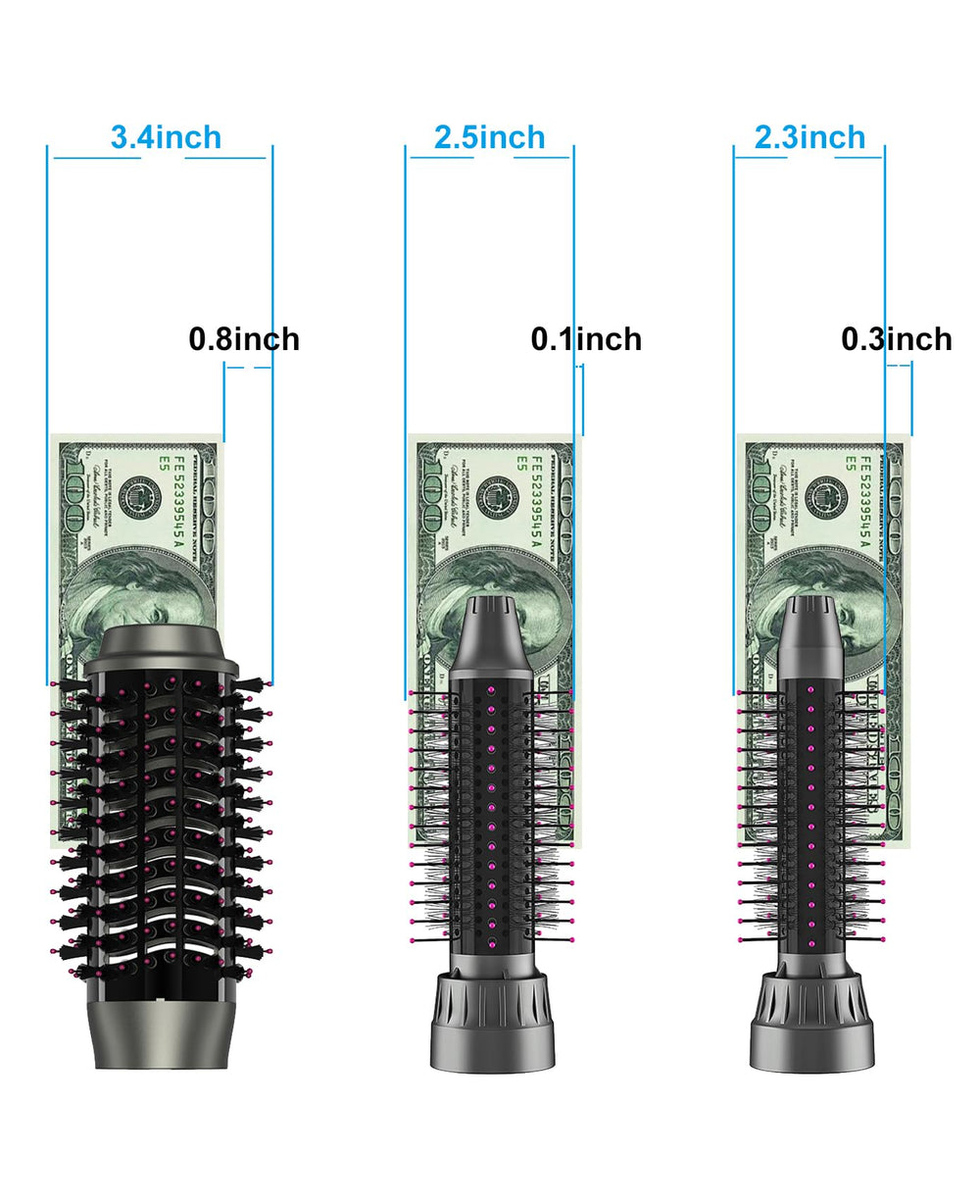 4 IN LOVE hair blow-dryer brush small 2.3 inch refines ends and layers.