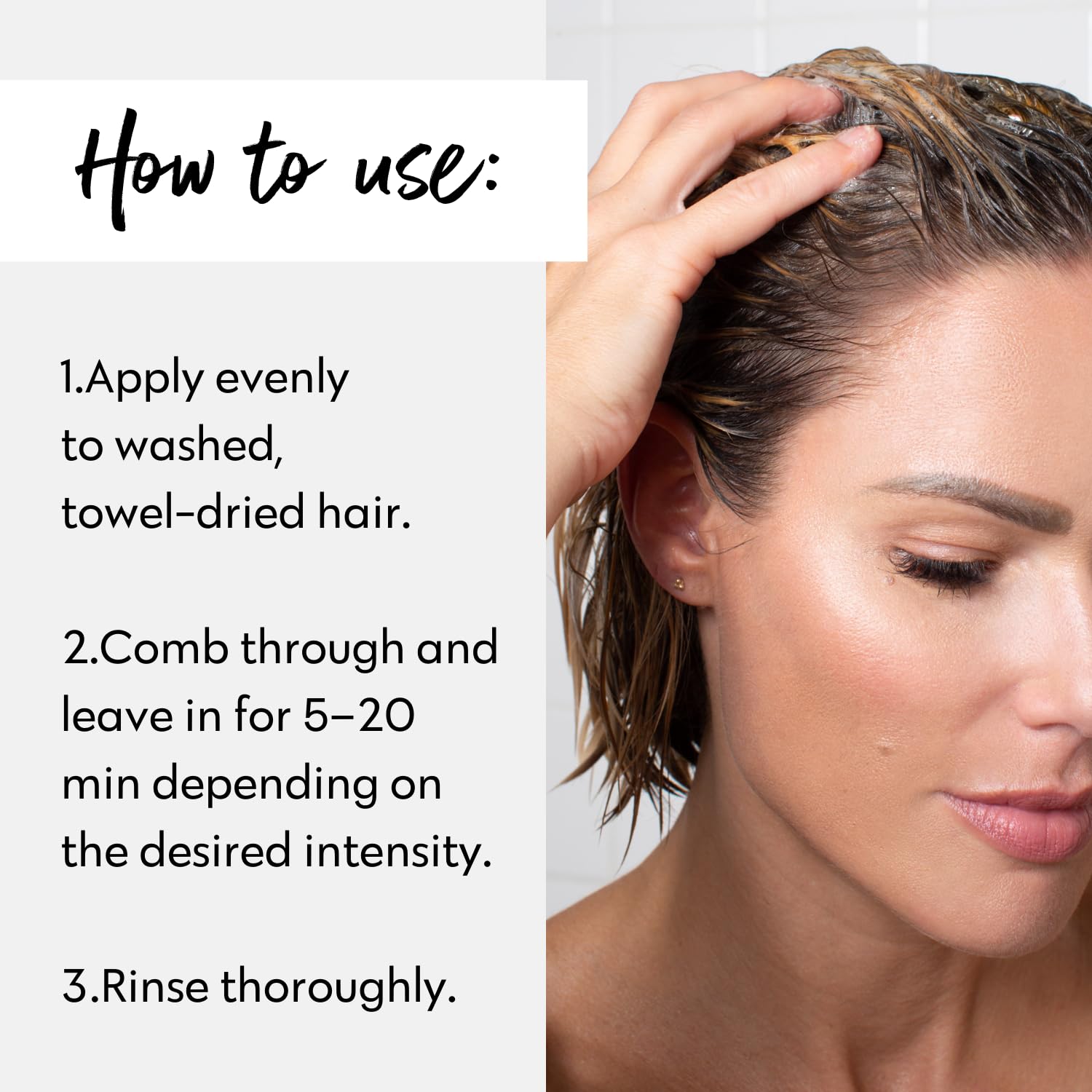 Four Reasons Color Mask Champagne Blonde vegan ingredients emphasize plant-based proteins and shine.