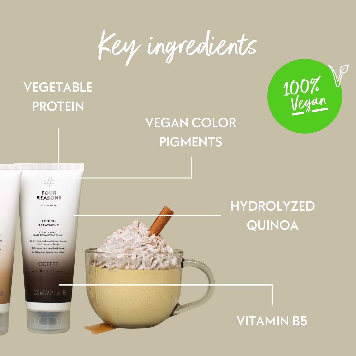 Four Reasons Color Mask Coffee with plant-based proteins supports hair health