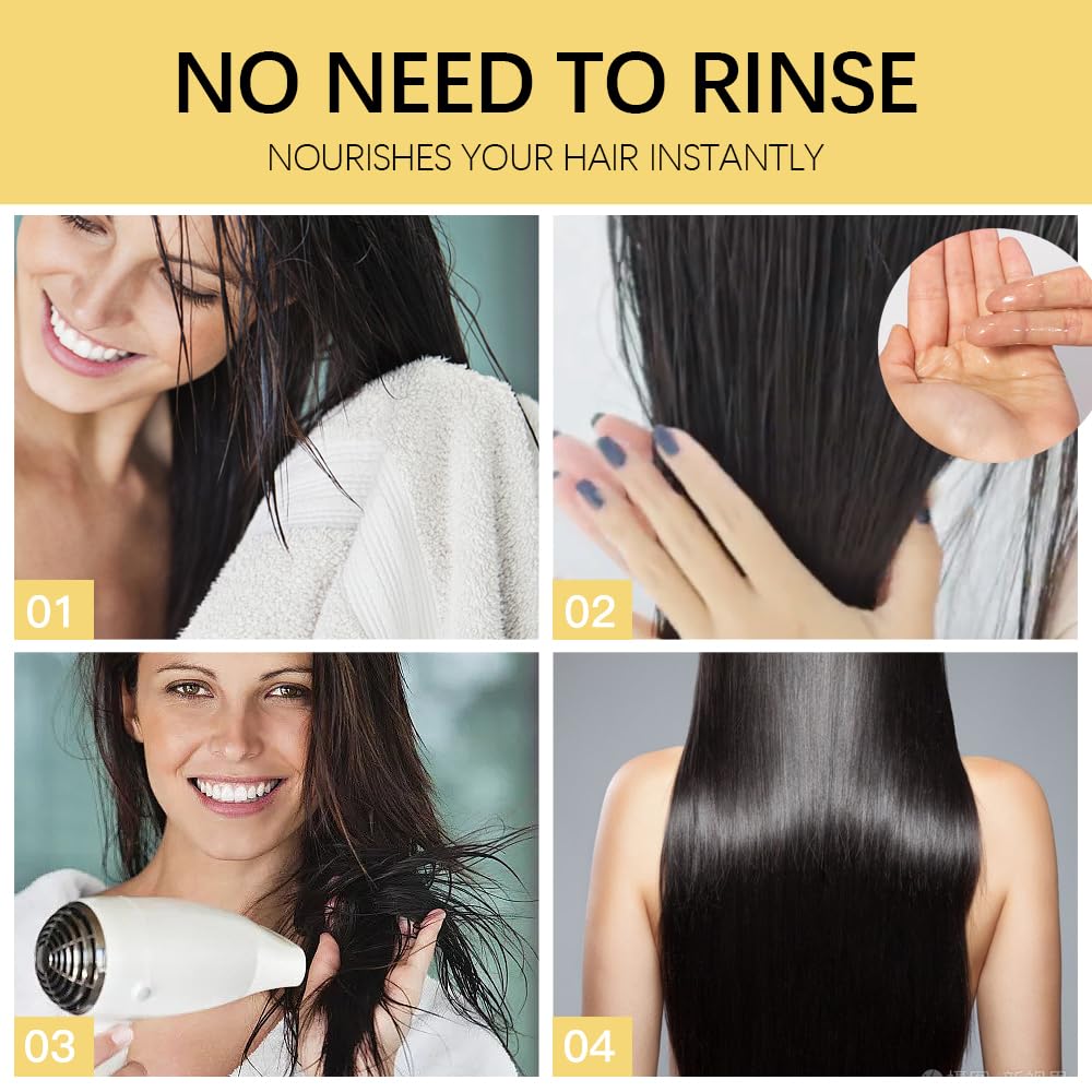Fovcos Argan Treatment Oil before-after hair improvement visual.