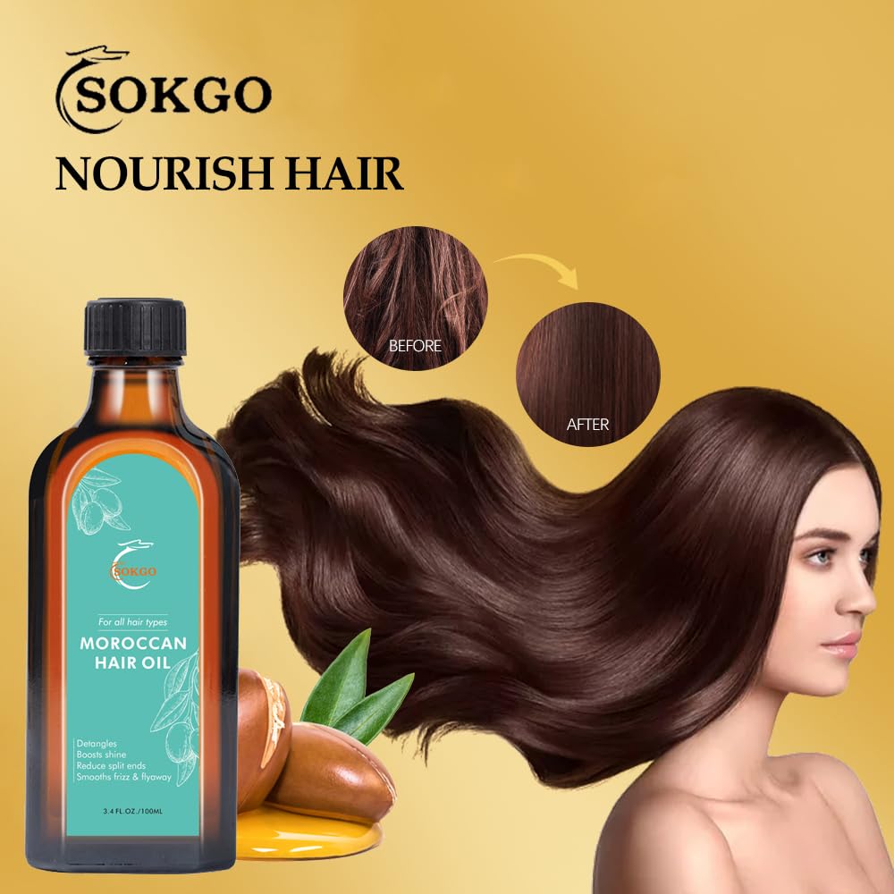 Fovcos Moroccan Argan Treatment Oil packaging box displayed for shelf appeal.