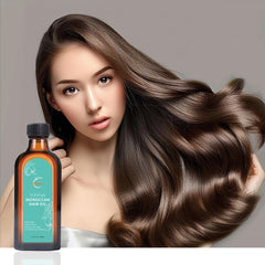 Fovcos Moroccan Argan Treatment Oil pump-dispense for easy application.