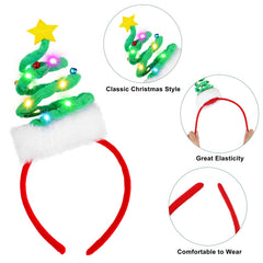 Fovths bow-decorated headband creates festive sparkle for group photos and party decor.