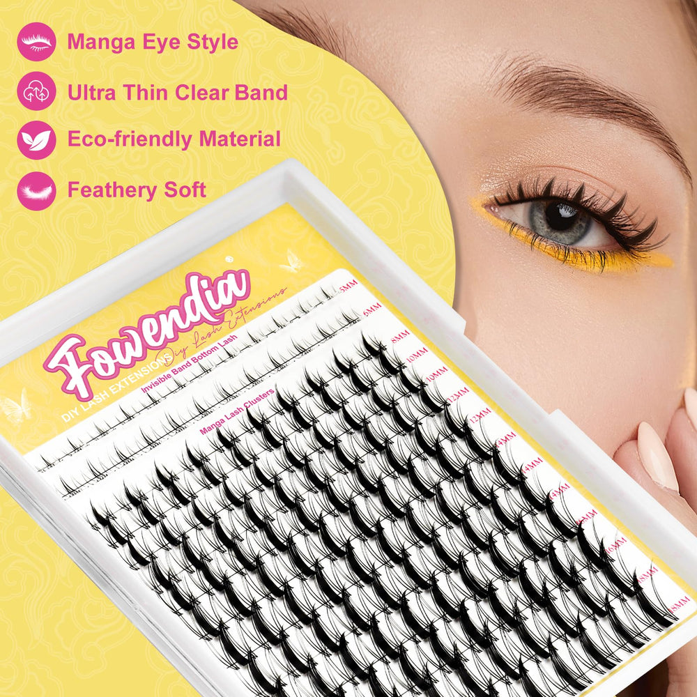 Fowendia fluffy spikey lash effect creates a dramatic yet natural finish