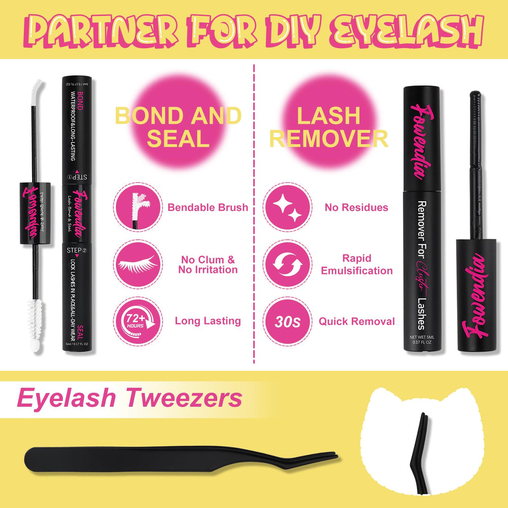 Fowendia lash applicator tool ready for precise placement.