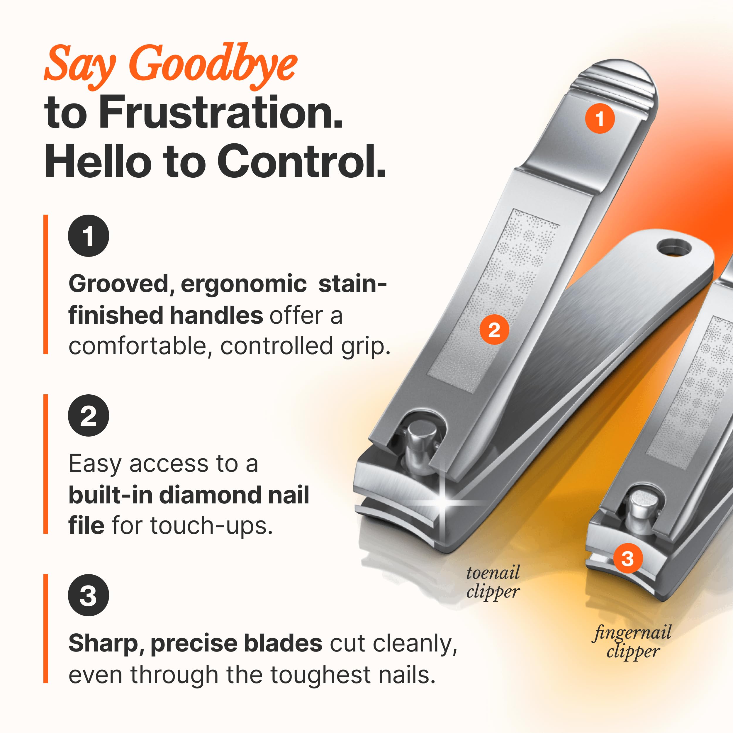 Fox Medical Equipment nail clippers stainless-steel blades resist corrosion