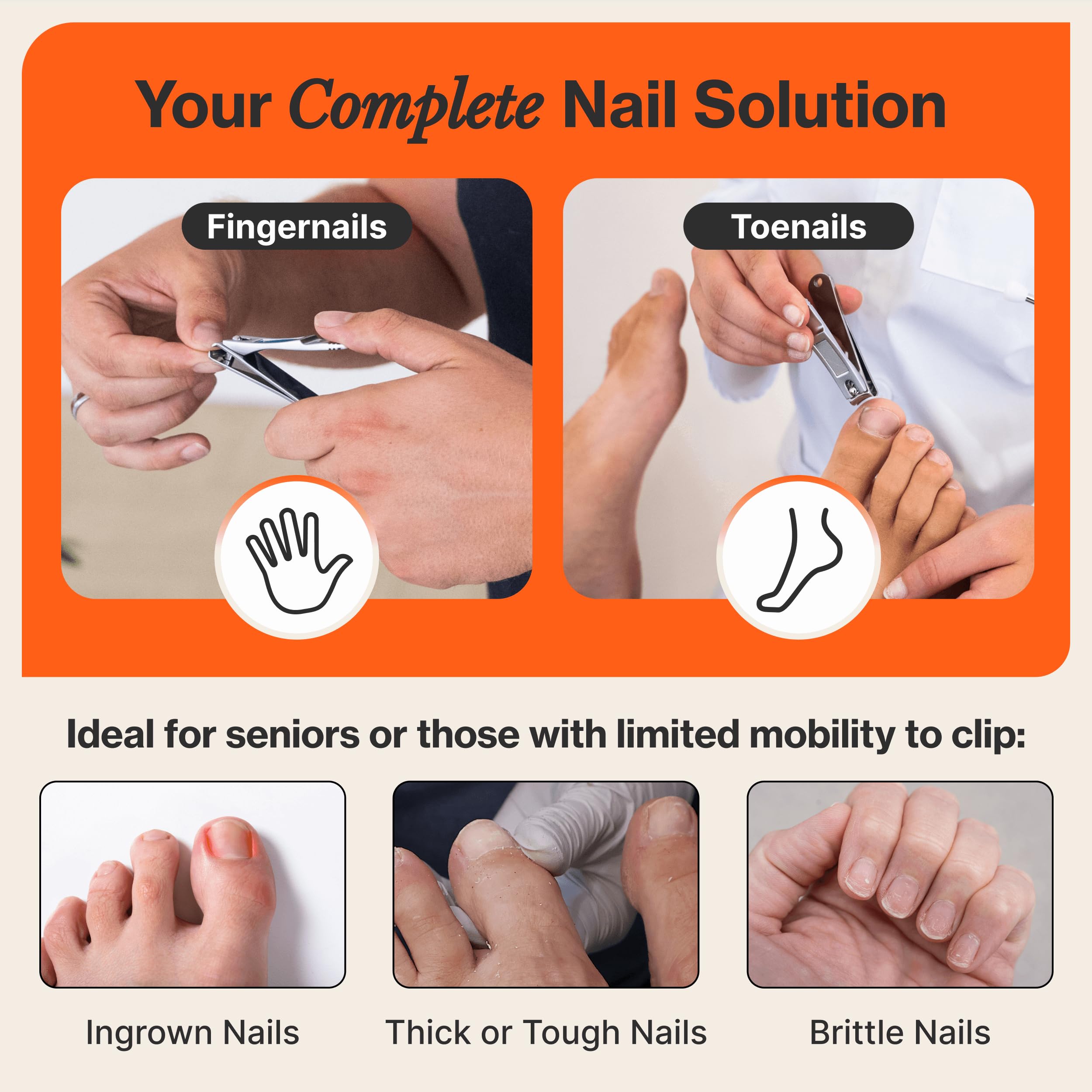 Fox Medical Equipment nail clippers with US-based support for reliable care