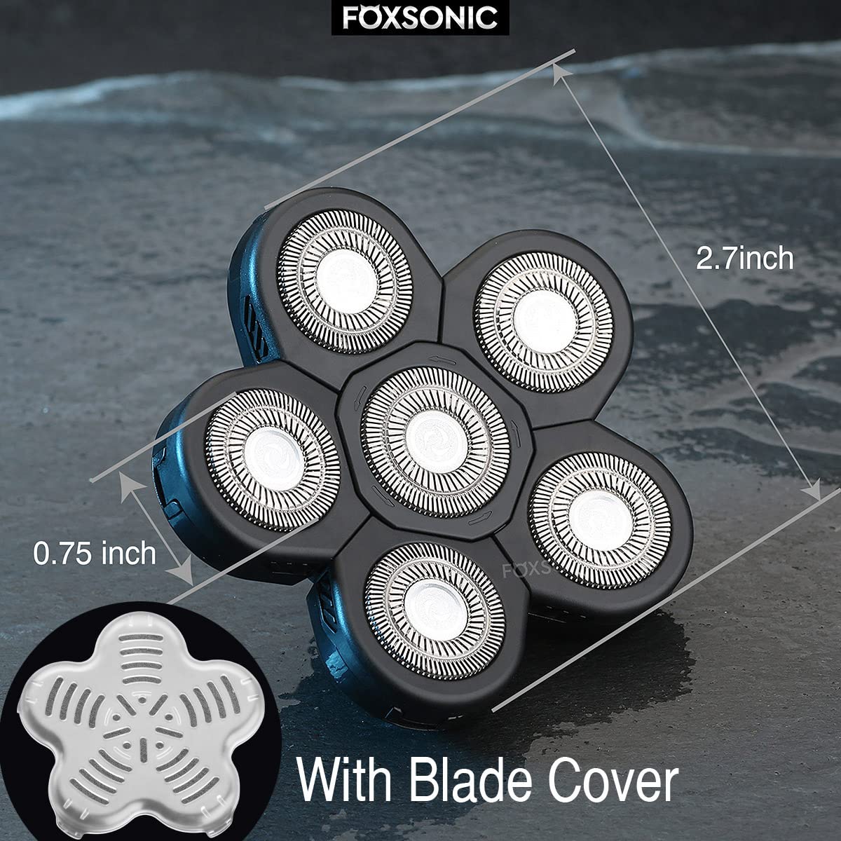 foxsonic electroplate anti-abrasion surface reduces wear during daily use