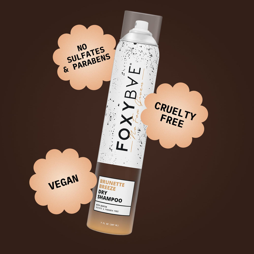FoxyBae Brunette Breeze finish-volume-shot illustrates hair lift and texture boost.