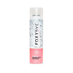 FoxyBae Hair Spray bottle front offers all-day hold.