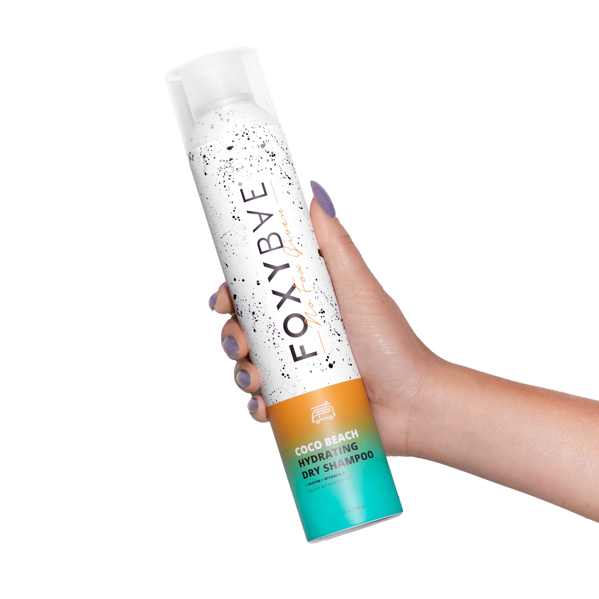 FoxyBae Hydrating Dry Shampoo adds volume and texture for second-day hair.