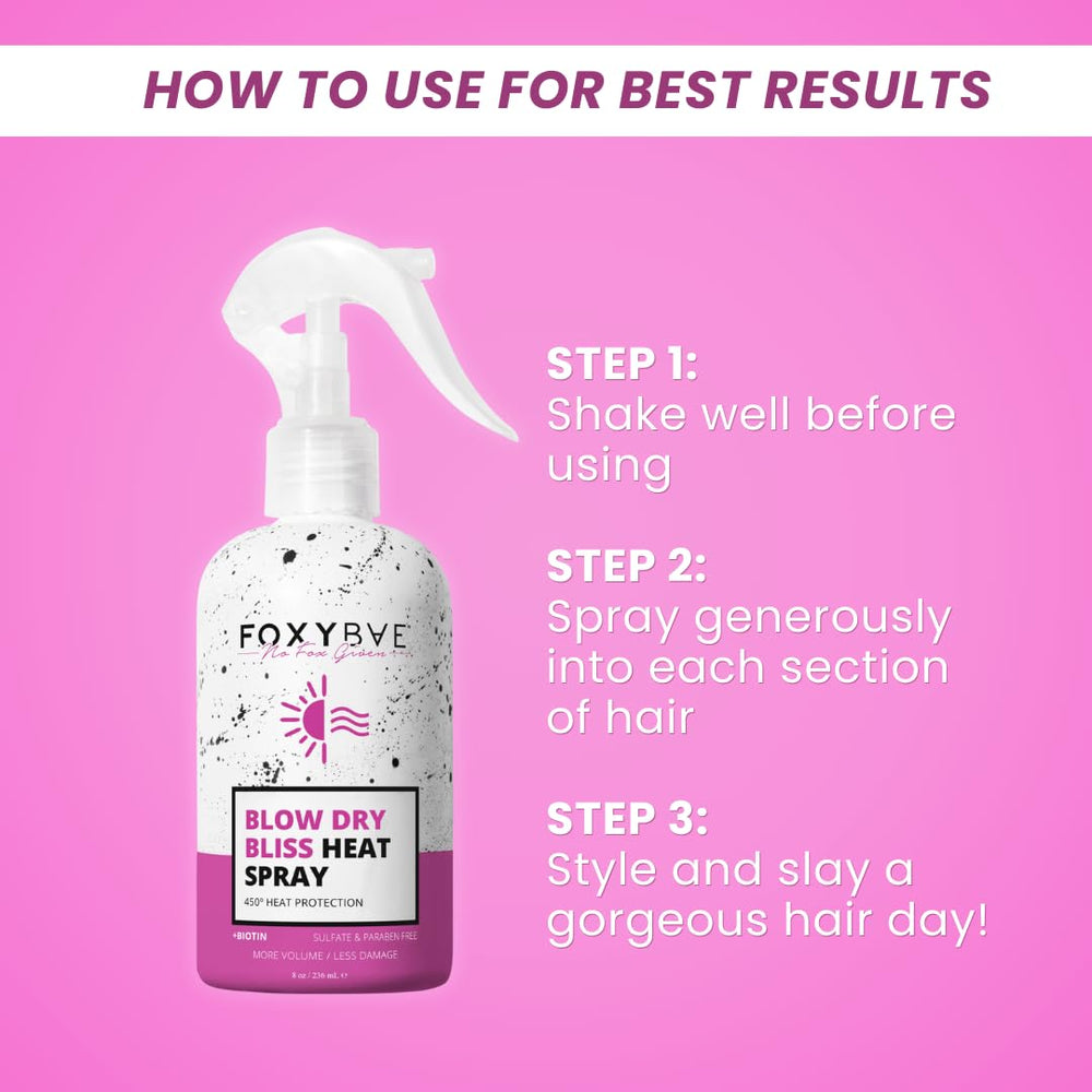 FoxyBae paraben- and sulfate-free label signals clean, color-conscious hair care.