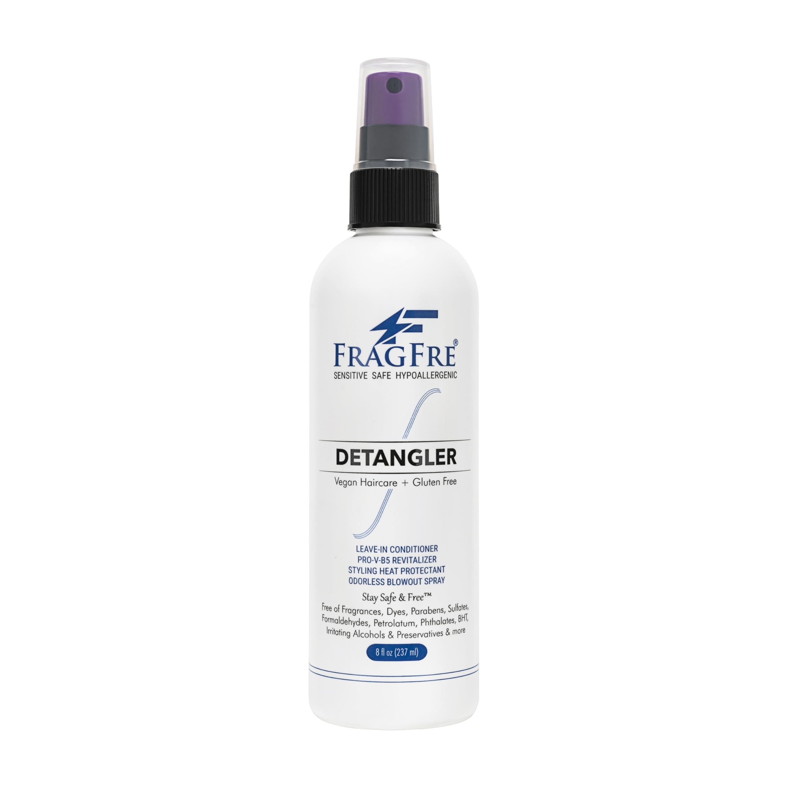 FRAGFRE hair detangler spray bottle ready to simplify detangling.