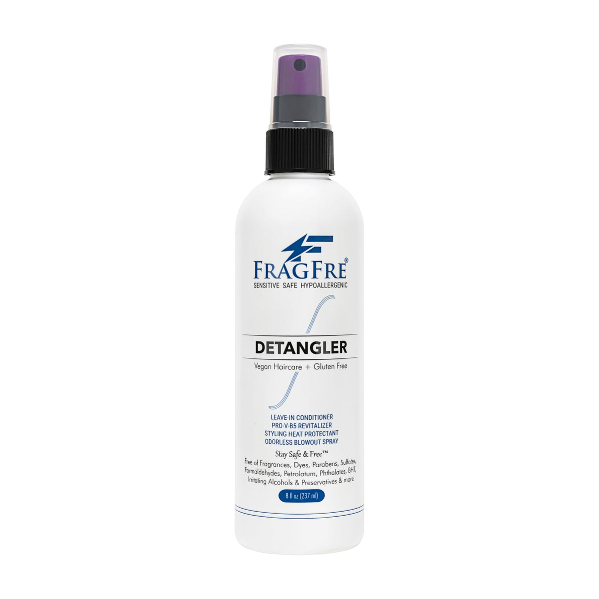 FRAGFRE hair detangler spray bottle ready to simplify detangling.