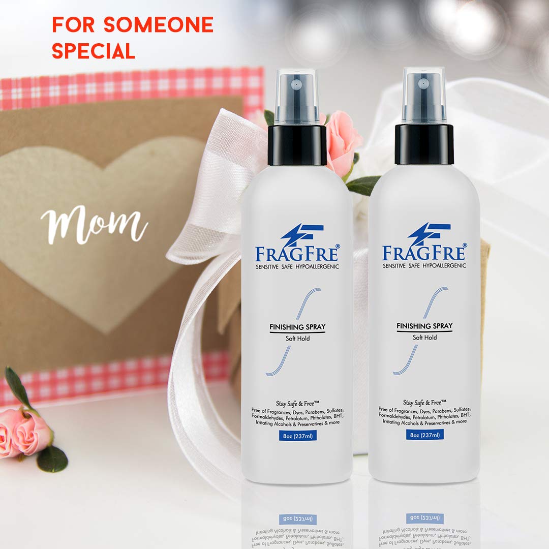 FRAGFRE application on hair demonstrates easy, controlled styling for a polished look