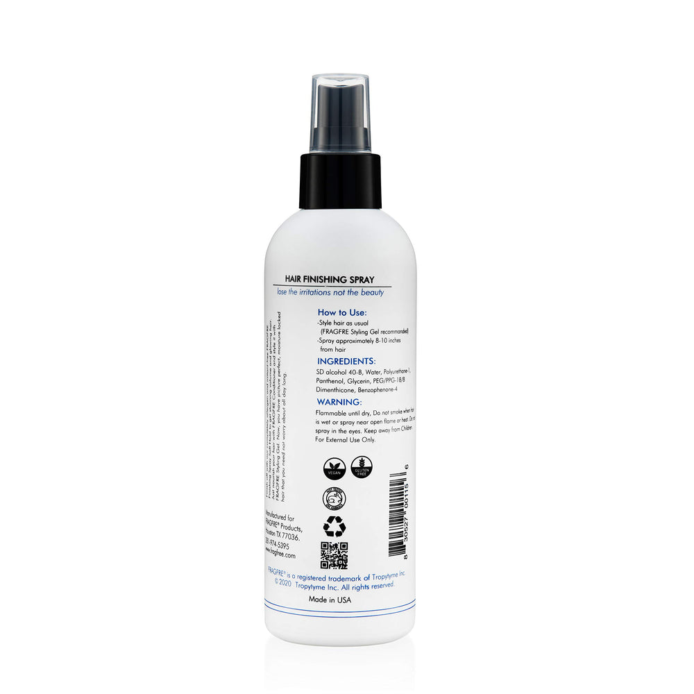 FRAGFRE quick-dry formula on hair delivers fast drying with lightweight feel