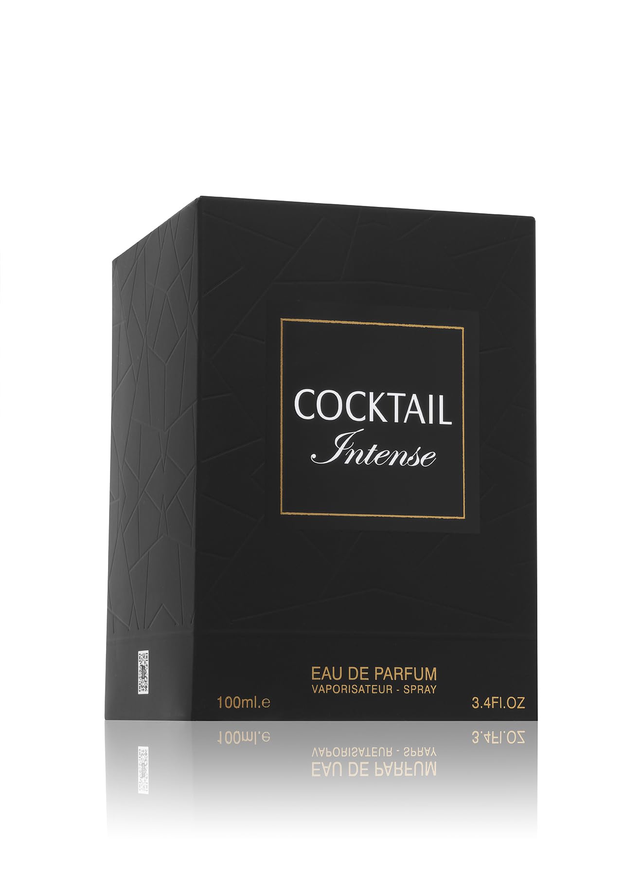 Fragrance World Cocktail Intense packaging detail emphasizes luxury presentation for special occasions