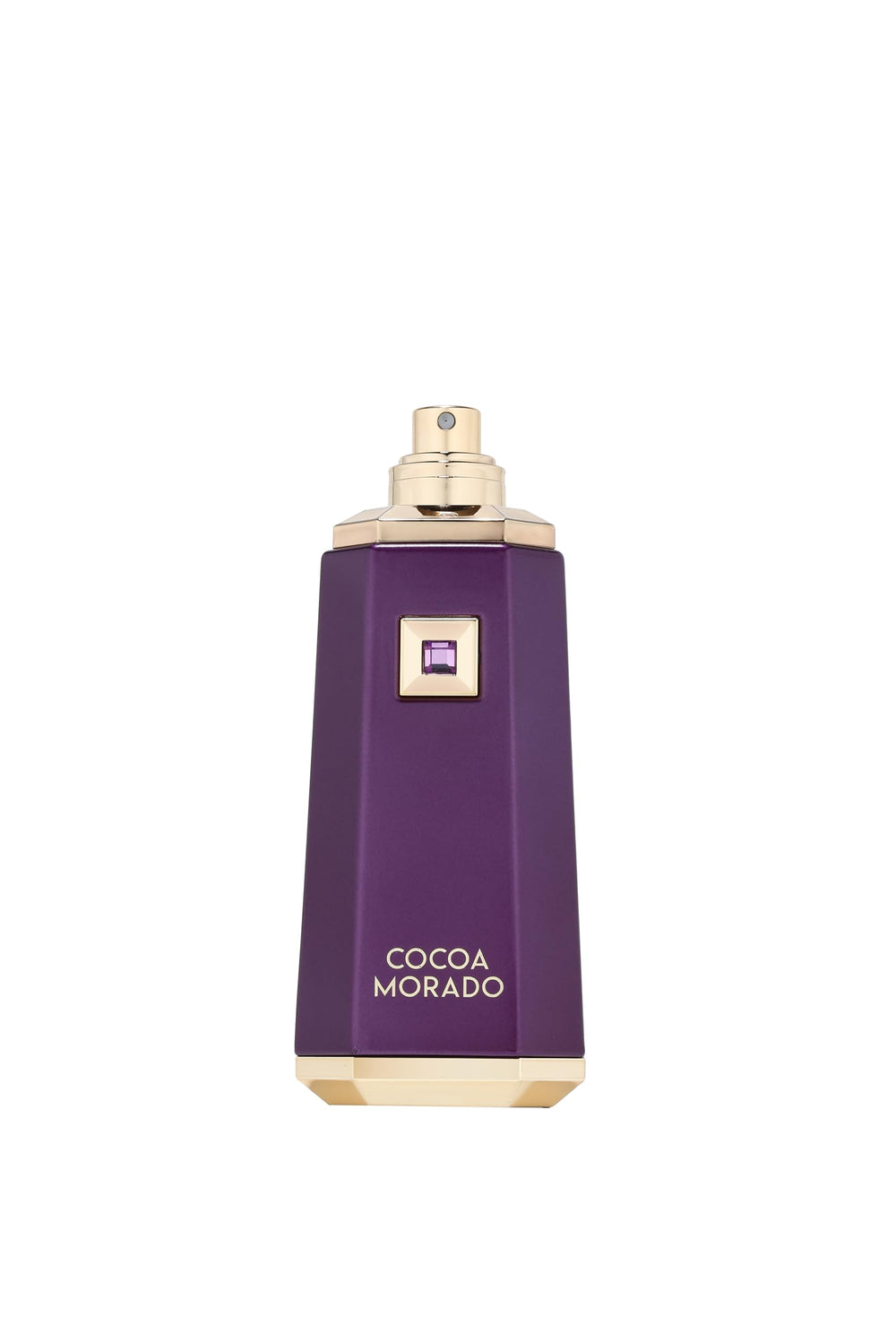 Fragrance World Cocoa Morado packaging highlights premium ingredients and luxury notes.
