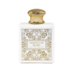 Fragrance World French Avenue Essence De Blanc bottle front showing unisex elegance for daily wear